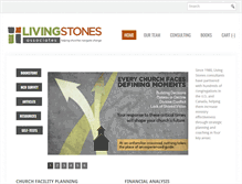 Tablet Screenshot of living-stones.com